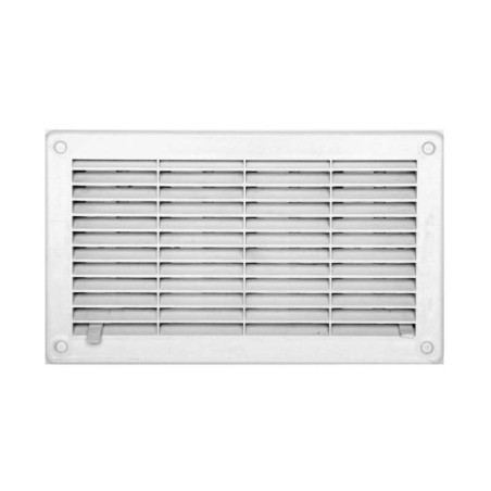 Grille d'aération abs naturel, L.14.6 x l.25 cm