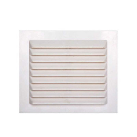 Grille d'aération abs naturel, L.15.5 x l.18.3 cm