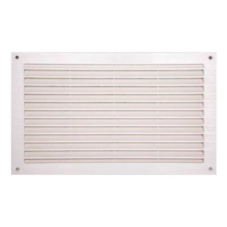 Grille d'aération abs naturel, L.23 x l.38 cm