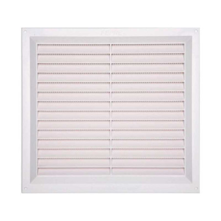 Grille d'aération abs naturel, L.24 x l.26 cm