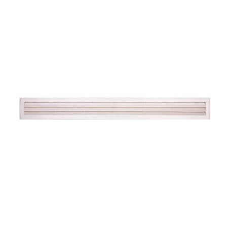 Grille d'aération abs naturel, L.6 x l.51.7 cm