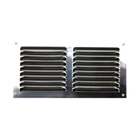 Grille d'aération acier inoxydable naturel