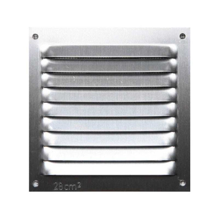 Grille d'aération aluminium anodisé