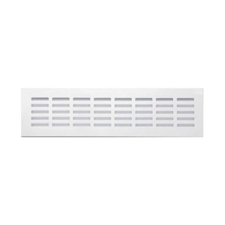 Grille d'aération aluminium anodisé, L.30 x l.8 cm