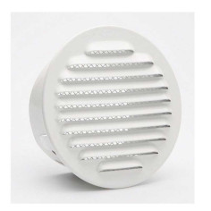 Grille d'aération aluminium laqué Diam.12.5 cm - 