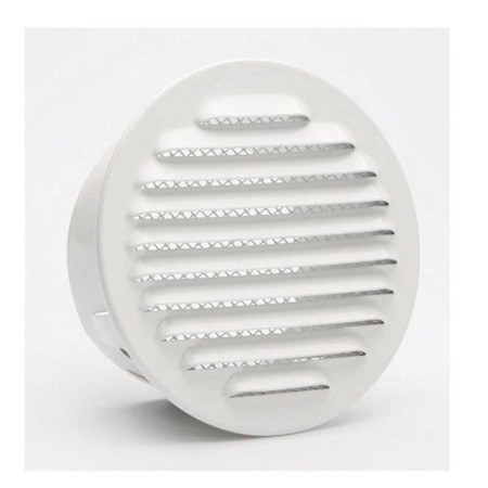 Grille d'aération aluminium laqué Diam.12.5 cm - 