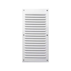 Grille d'aération aluminium laqué L.20 x l.10 cm - 