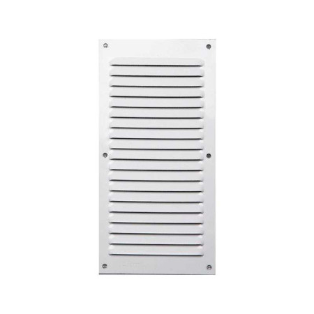 Grille d'aération aluminium laqué L.20 x l.10 cm - 