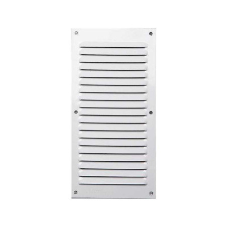 Grille d'aération aluminium laqué L.20 x l.10 cm