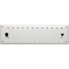 Grille d'aération aluminium laqué L.24 X L.7 Cm - 