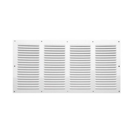 Grille d'aération aluminium laqué, L.20 X L.40 cm