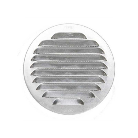 Grille d'aération aluminium naturel diam.15 cm - 