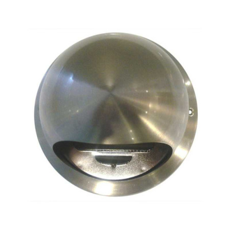 Bouche d'extraction acier inoxydable vernis diam. 18.3 cm - 