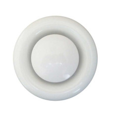 Bouche d'extraction acier laqué diam. 16.4 cm - 