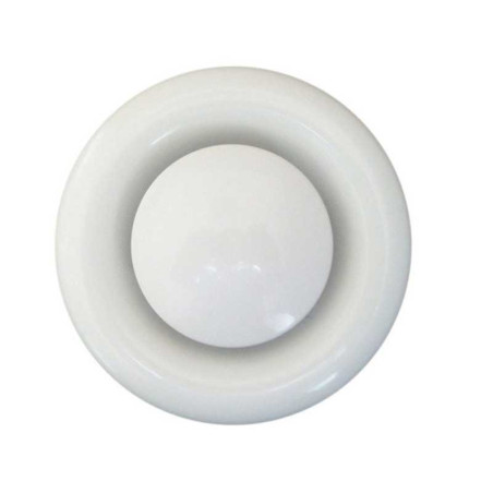 Bouche d'extraction acier laqué diam. 16.4 cm