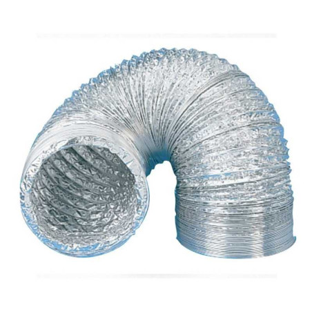 Conduit souple aluminium S&P, diam. 100/100 mm, L. 3 m csa100