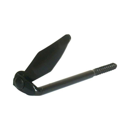 Arrêt acier prépeint, H.120 X L.25 X P.250 Mm