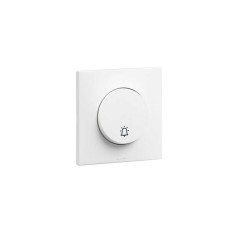 Poussoir sonnette blanc 6A - 