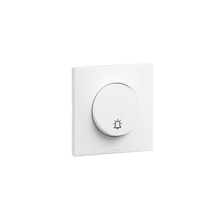 Poussoir sonnette blanc 6A - 