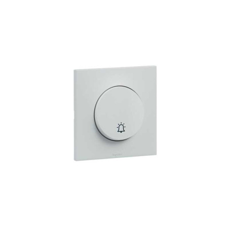 Poussoir sonnette gris 6A