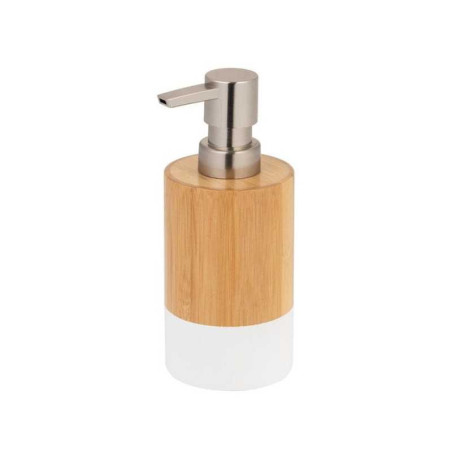 Distributeur de savon bambou, gris