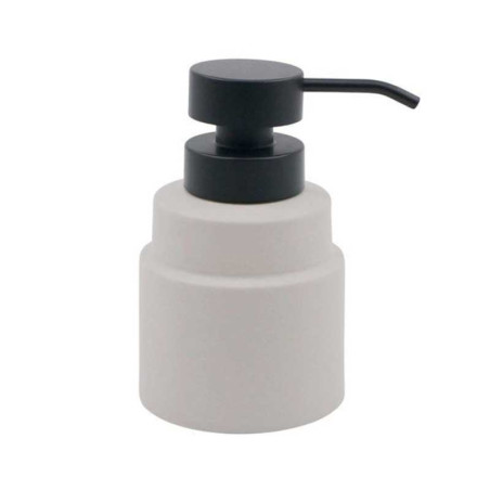 Distributeur de savon en grès ake, blanc