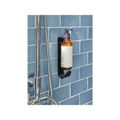Porte distributeur de savon noir Basic à&nbsp; fixer - 