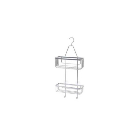 Etagère douche à&nbsp; suspendre, chromé, Essential 2 niveaux