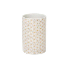 Gobelet bohème blanc/or - 