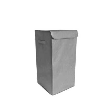 Panier à&nbsp; linge pliable, L.30 X H.55 X p.30 cm granit nÂ°3
