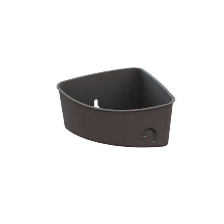 Panier de bain ou douche d'angle, eASY, granit 3