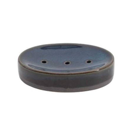 Porte-savon en porcelaine Otto, bleu