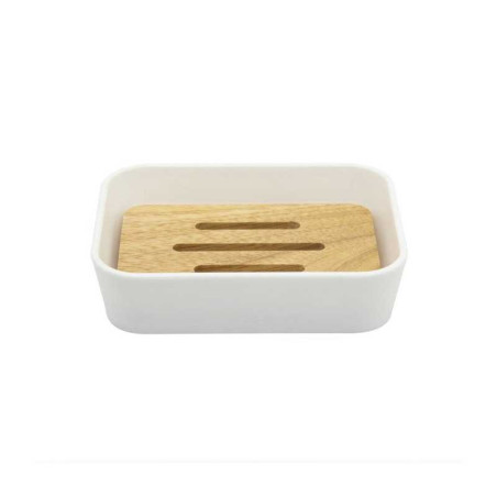 Porte-savon plastique SENSEA Scandi, blanc