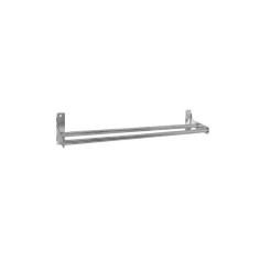 Porte-serviettes 2 Barres Fixes Loft Chrome Brosse - 