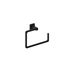 Porte-serviettes harmony rectangulaire noir - 