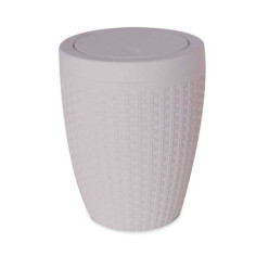 Poubelle de salle de bain magic 6l blanc - 