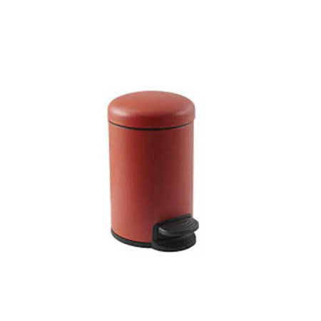 Poubelle de salle de bains 3 l rouge SENSEA easy - 