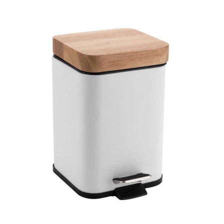 Poubelle salle de bain scandi 3l black 0 - 