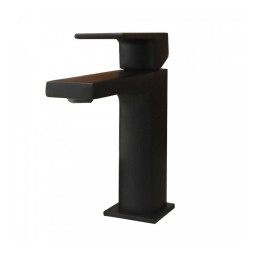 Mitigeur lavabo KALA113mm Noir & vidage clic clac carreNRS* - 