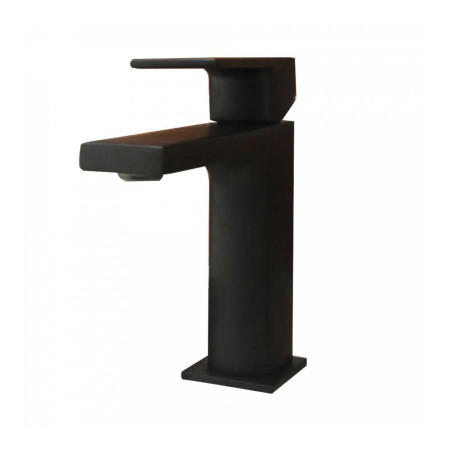Mitigeur lavabo KALA113mm Noir & vidage clic clac carreNRS* - 