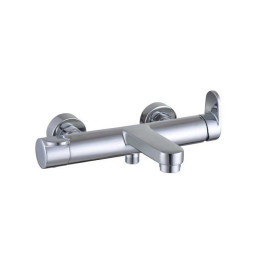 Mitigeur mécanique de baignoire chromé brillant Icone - 