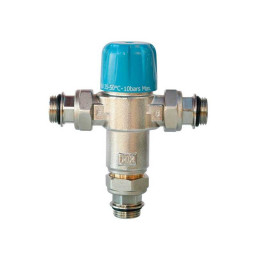 Mitigeur thermostatique anti brà»lure pour chauffe-eau mâle femelle 20/27 - 