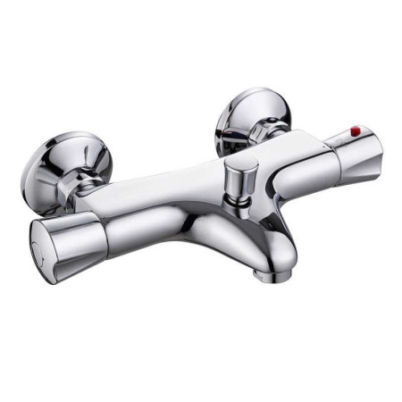 Mitigeur thermostatique de baignoire chrome chromé Nerea - 