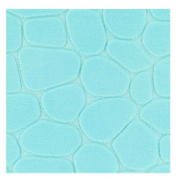 Tapis de bain vert 45x75cm cm polyester - 