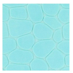 Tapis de bain vert 45x75cm cm polyester - 