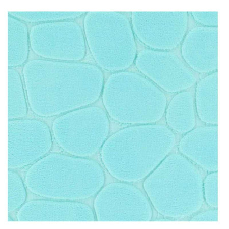 Tapis de bain vert 45x75cm cm polyester - 