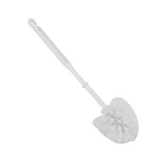 Brosse wc chrome blanc - 