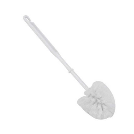 Brosse wc chrome blanc