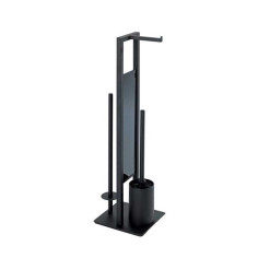 Serviteur wc noir - 