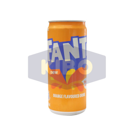 Boissons gazeuses fanta en cannette 33cl